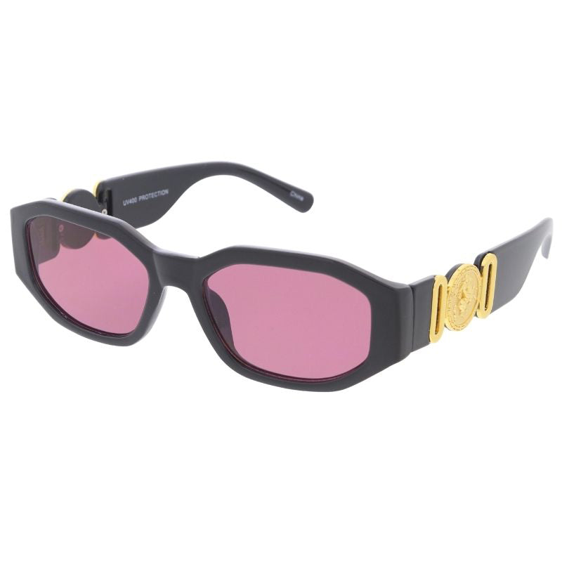 Gafas de sol de moda de diseñador ovaladas geométricas D331