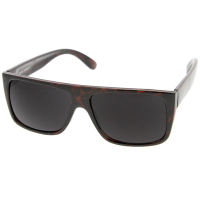 Gafas de sol cuadradas de aviador con parte superior plana retro para hombre 8685