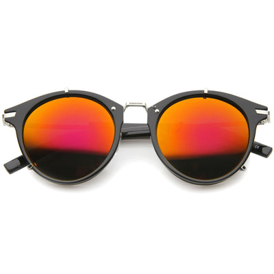 Black Silver Red Mirror