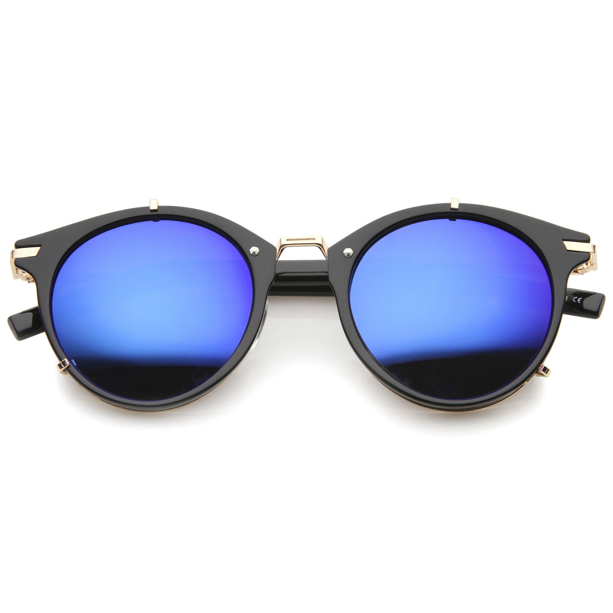 Black Gold Blue Mirror