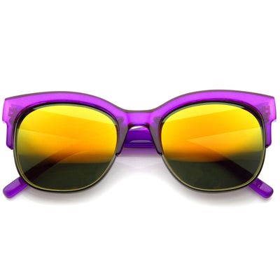 Purple Orange Mirror