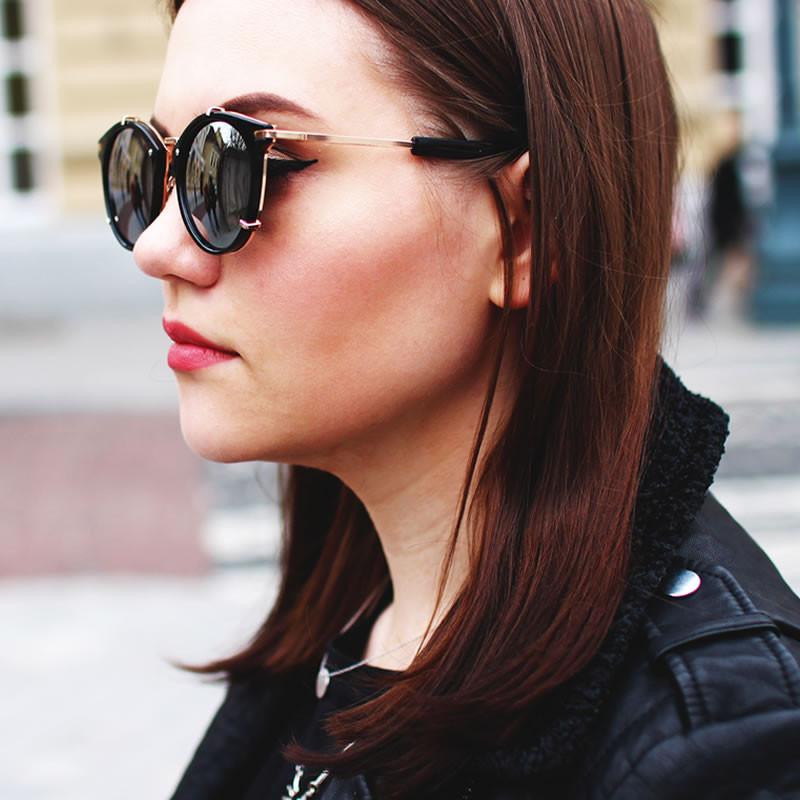 Black Gold Silver Mirror