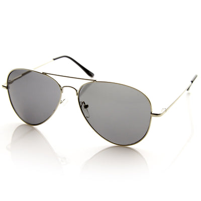 Classic Aviator Sunglasses Retro Metal Frame 1376