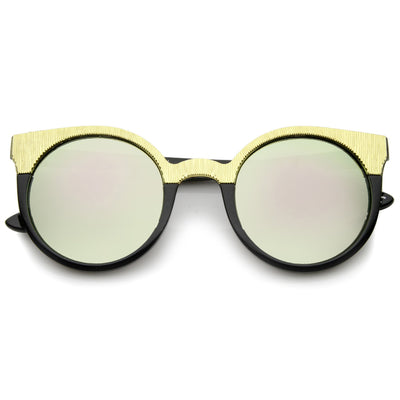 Black Gold Pink Green Mirror