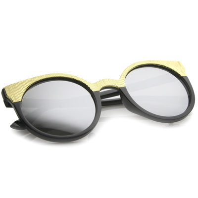 Black Gold Silver Mirror