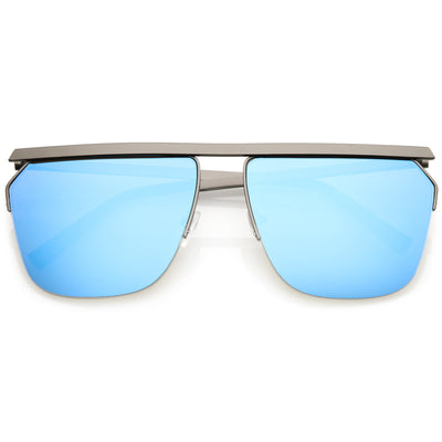 Gunmetal Blue Mirror