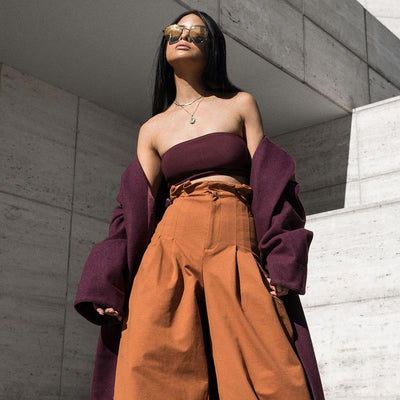 Black Red Orange Mirror