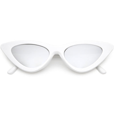 White Silver Mirrored