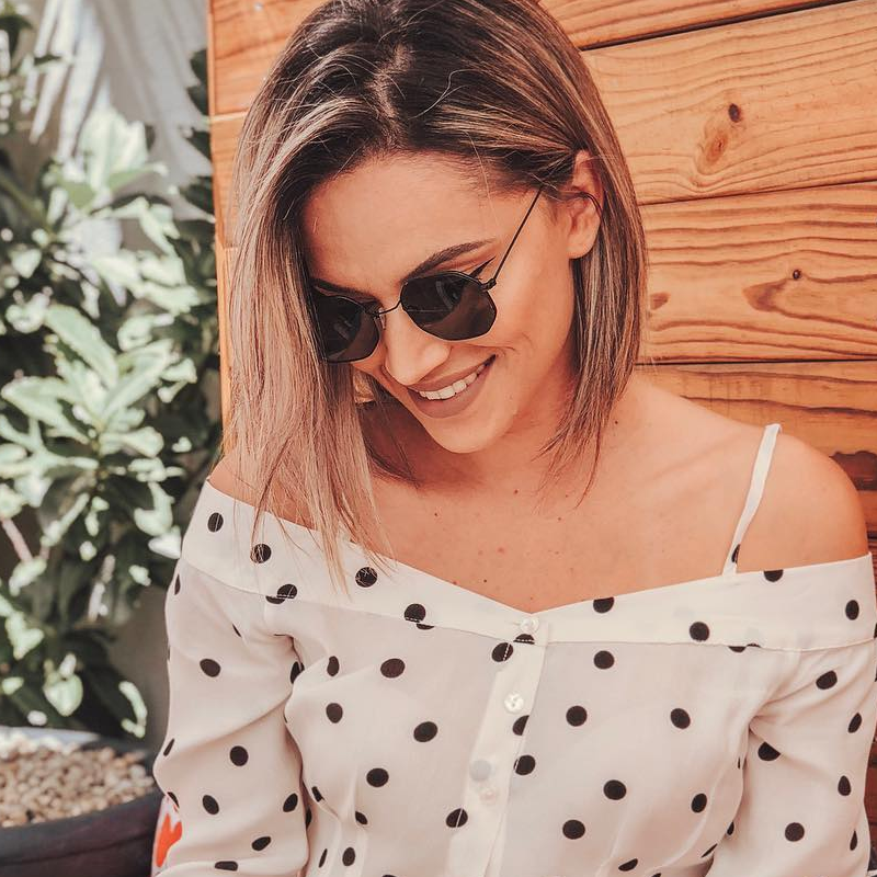 Retro Modern Geometric Octagon Slim Metal Sunglasses C590