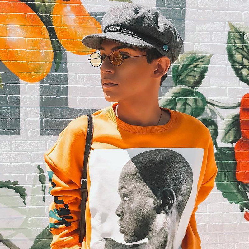 Retro 1990's Small Oval Metal Color Tone Sunglasses C742