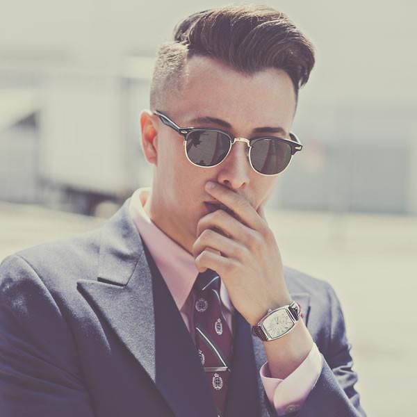 Vintage Half Frame Classic Optical RX Sunglasses