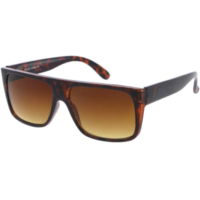 Gafas de sol cuadradas de aviador con parte superior plana retro para hombre 8685