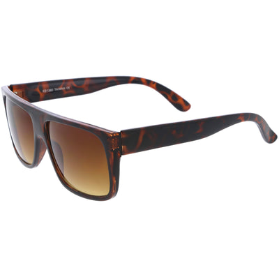 Gafas de sol cuadradas de aviador con parte superior plana retro para hombre 8685