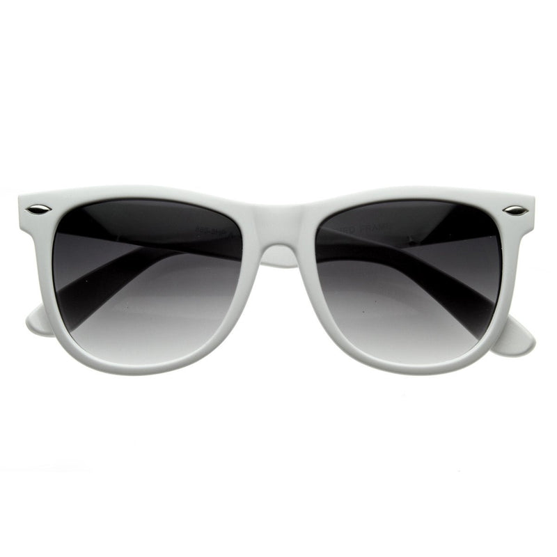 Gafas de sol clásicas, retro, grandes, coloridas, con borde de cuernos 2767