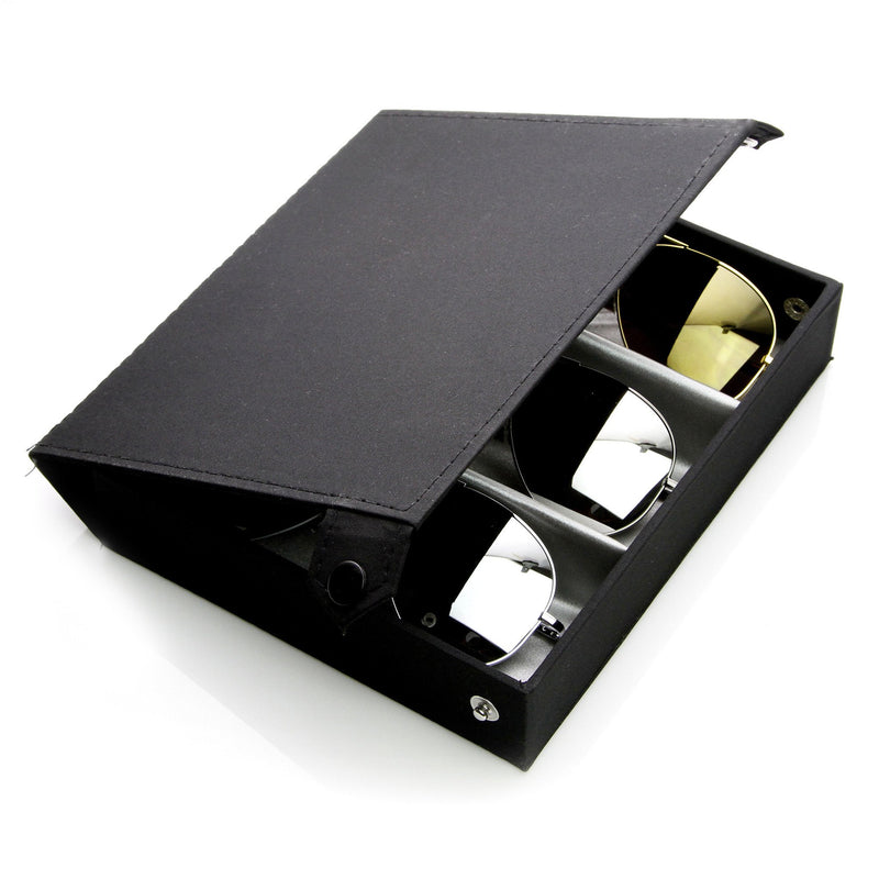 Limited Edition Classic Metal Aviator Full Mirrored Lens Sunglasses + Travel Case 1375