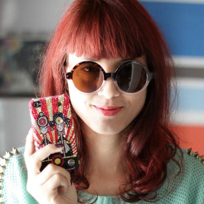 Retro Sleek Large Round Fashion Sunglasses 8704