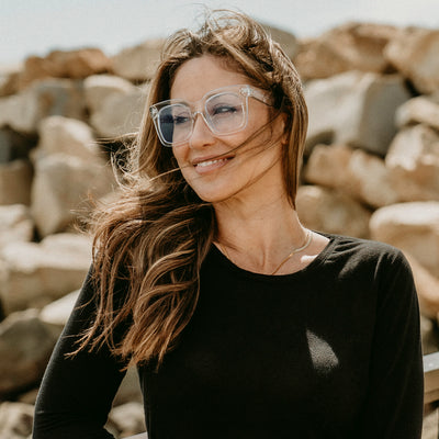 Gafas transparentes con lentes planas y montura de cuerno cuadrada de gran tamaño y atrevidas D093