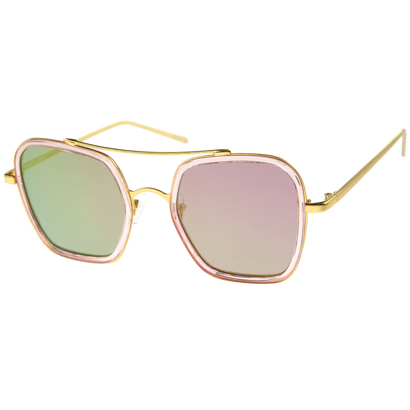 Pink Gold Magenta Mirror