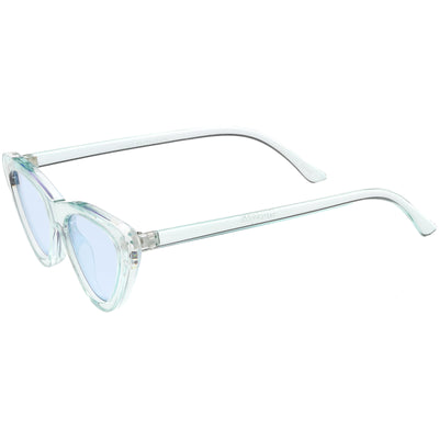 Women's Colorful Retro Indie Festival Thin Cat Eye Sunglasses C560