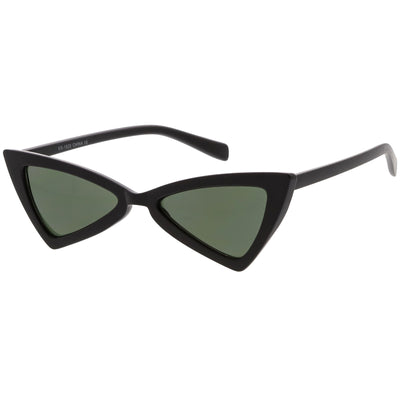 Gafas de sol estilo ojo de gato con forma de triángulo retro a la moda para mujer C570