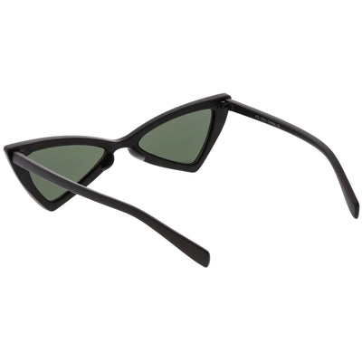 Gafas de sol estilo ojo de gato con forma de triángulo retro a la moda para mujer C570