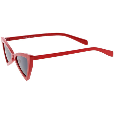 Gafas de sol estilo ojo de gato con forma de triángulo retro a la moda para mujer C570