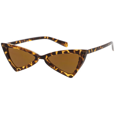 Gafas de sol estilo ojo de gato con forma de triángulo retro a la moda para mujer C570
