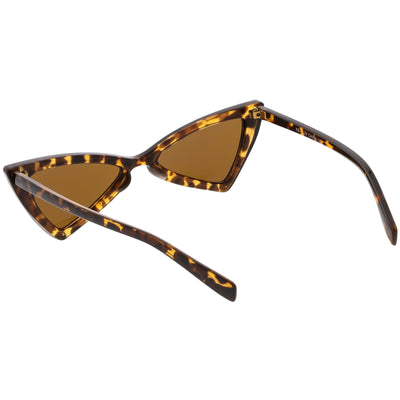 Gafas de sol estilo ojo de gato con forma de triángulo retro a la moda para mujer C570