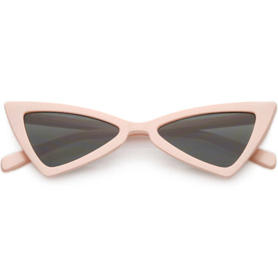 Gafas de sol estilo ojo de gato con forma de triángulo retro a la moda para mujer C570