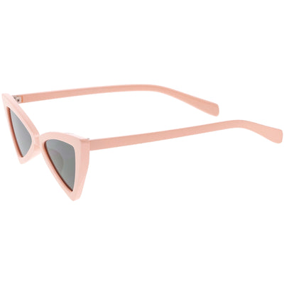 Gafas de sol estilo ojo de gato con forma de triángulo retro a la moda para mujer C570