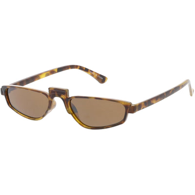 Women's 1990's Small Thin Retro Cat Eye Sunglasses C684