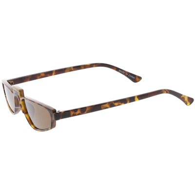 Women's 1990's Small Thin Retro Cat Eye Sunglasses C684