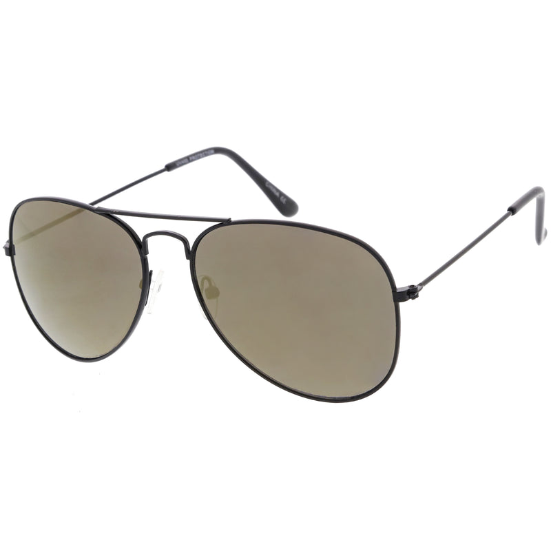 Gafas de sol con montura de cuerno y lentes cuadrados de metal delgado y de gran tamaño C779