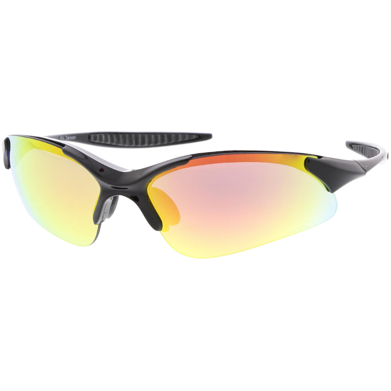 Performance Cycling Running Light Weight TR-90 Mirrored Lens Sunglasses C813