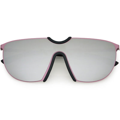 Pink Black Silver Mirror