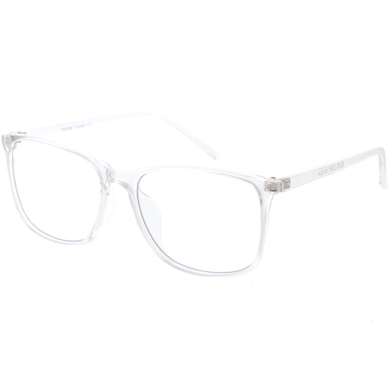 Retro Blue Light Square Anti Eye Strain Computer Glasses D282