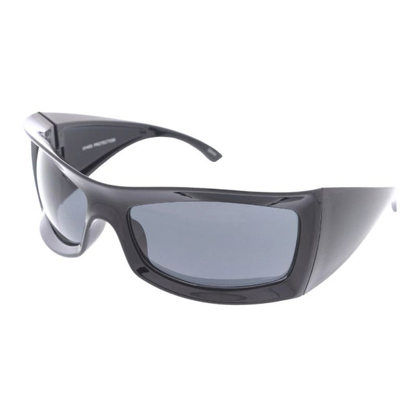 Large Wrap Around Futuristic Goggle Sunglasses D320 - zeroUV