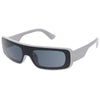 Futuristic Wrap Around Rectangle Shield Sunglasses D318