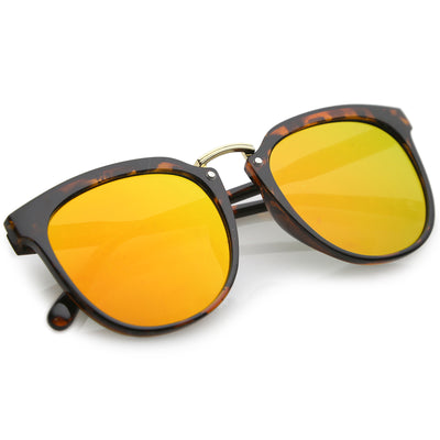 Trending Retro Modern Mirrored Flat Lens Sunglasses A945