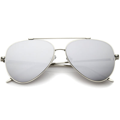 Vintage Aviator Sunglasses, Square Silver Metal Sunglasses, Unisex Double  Bridge Sunnies, Dead Stock Eyewear