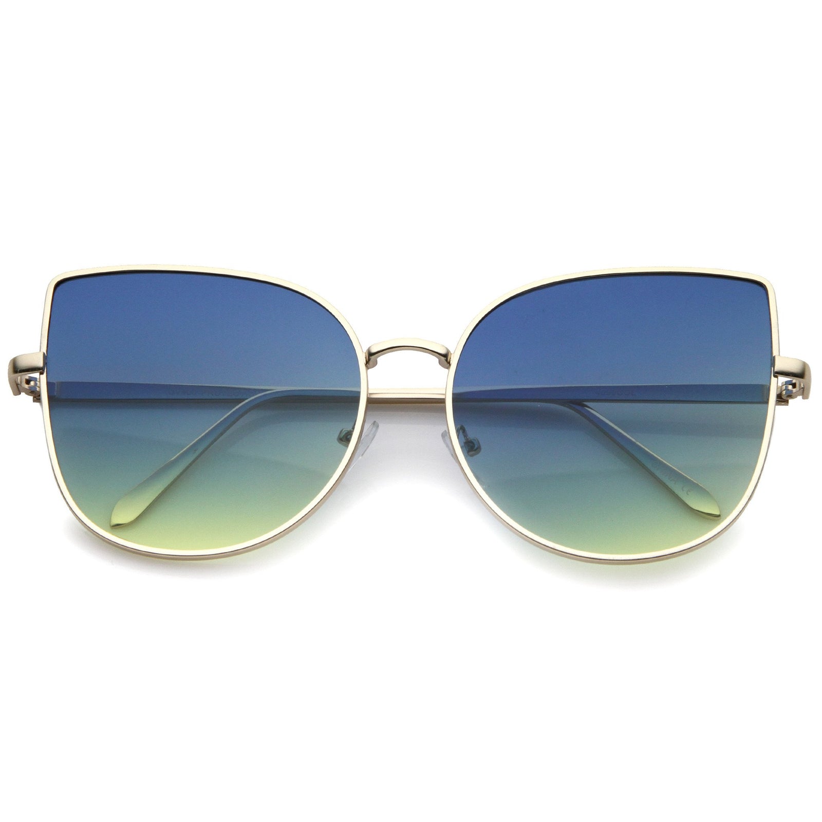 Matte Gold Blue Green