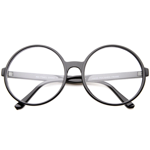 Large round 2024 glasses frames