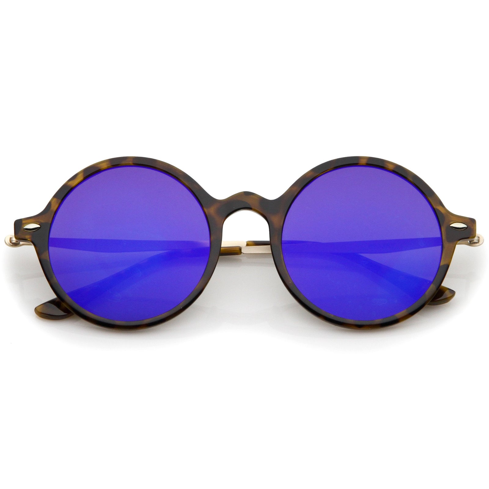 Tortoise Gold Purple Mirror