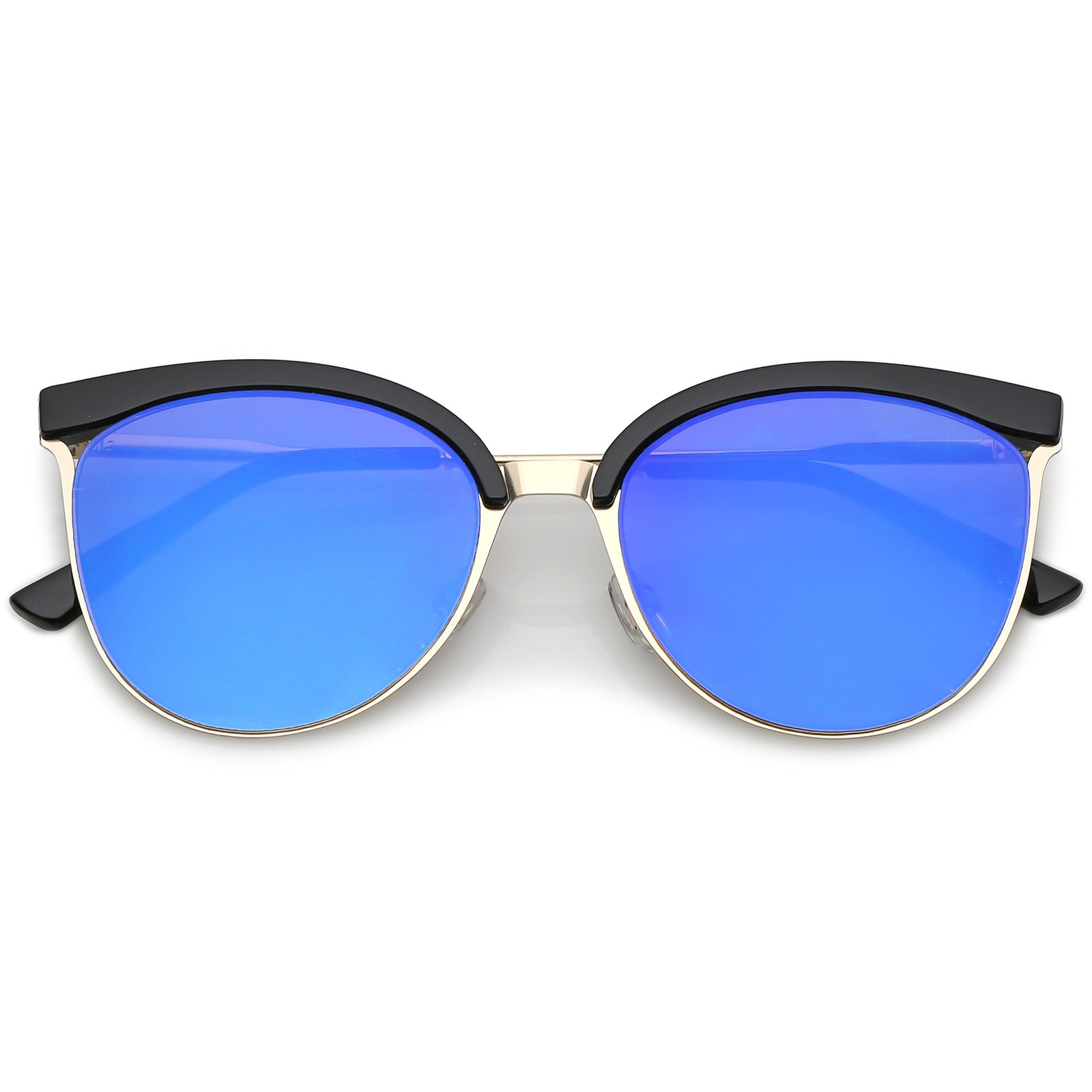 Black Gold Blue Mirror