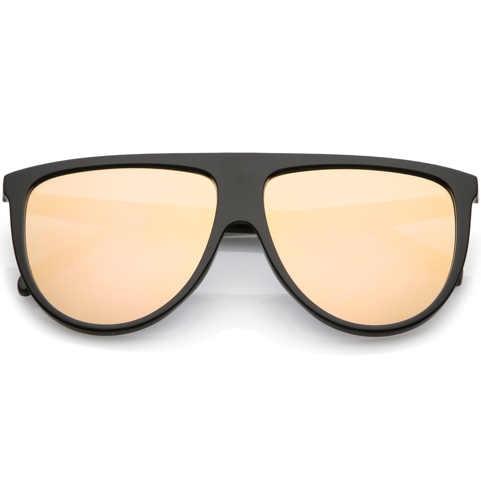 V.W.E. Classic Square Frame Plastic Flat Top Aviator Glasses /w Metal  Trimming and Sunglasses 