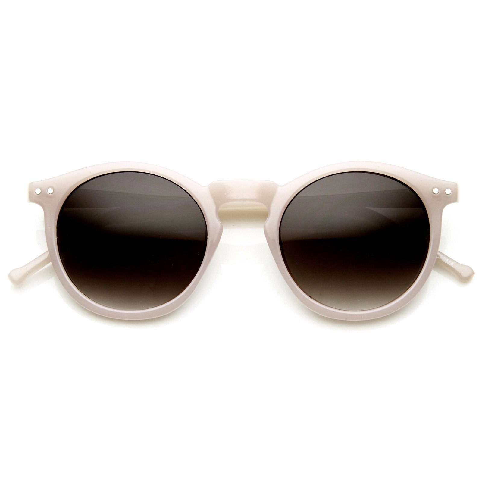 Cute Pastel Color Round P3 Key Hole Retro Womens Sunglasses 8928