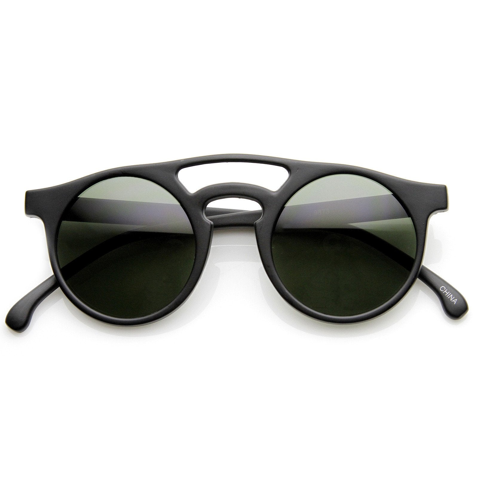 Dapper Fashion zeroUV Retro P3 Sunglasses Indie - Round