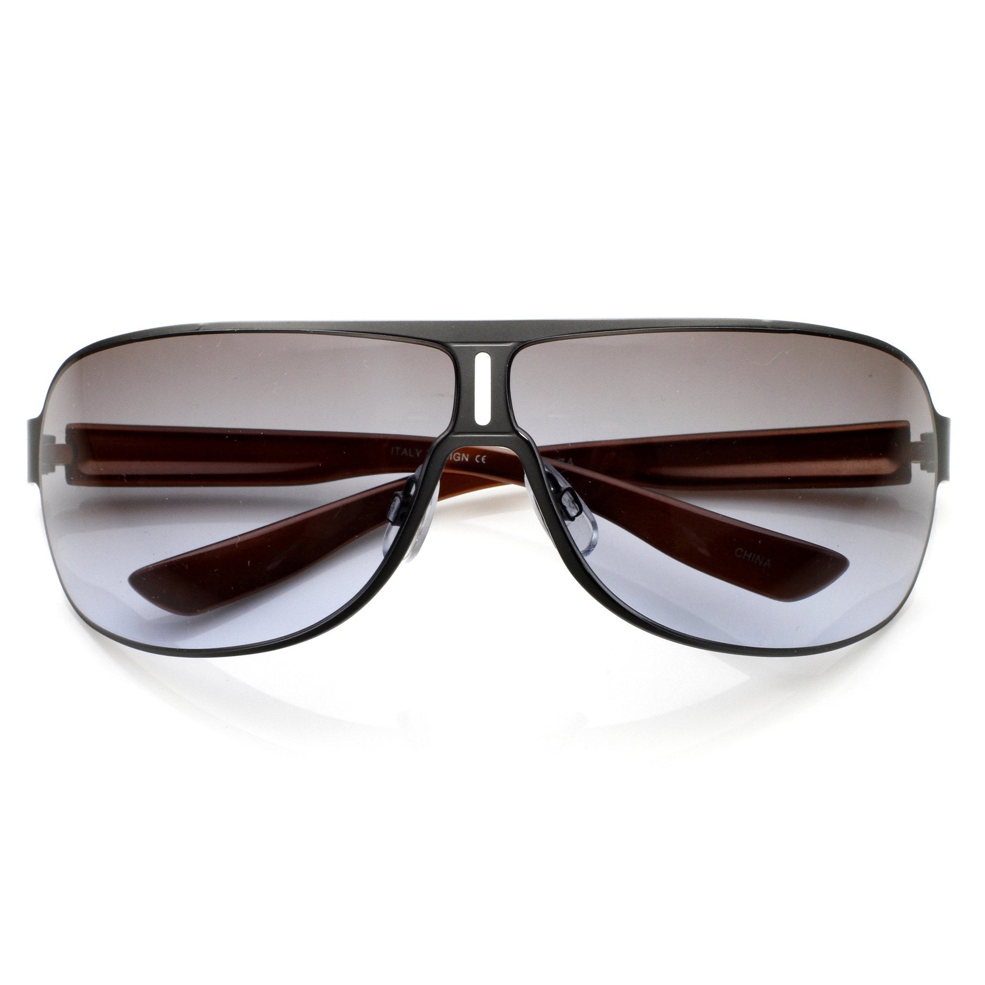 Gafas de sol de aviador cuadradas para hombre europeas premium 8748