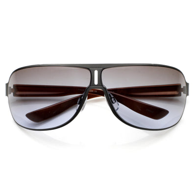 Gafas de sol de aviador cuadradas para hombre europeas premium 8748