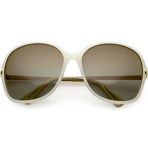 Women's Oversize Round Polarized Sunglasses - zeroUV